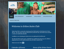 Tablet Screenshot of erltonswimclub.com